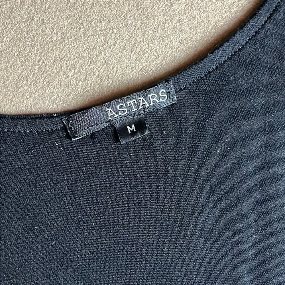 Astars Isabella Jersey Black Dress - M - Picture 4 of 8